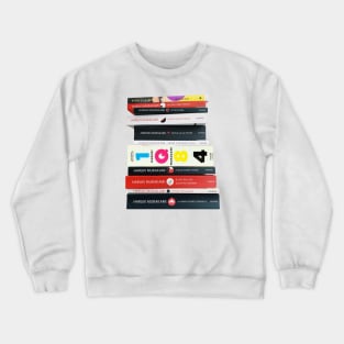 Haruki Murakami Book Stack 村上 春樹 Crewneck Sweatshirt